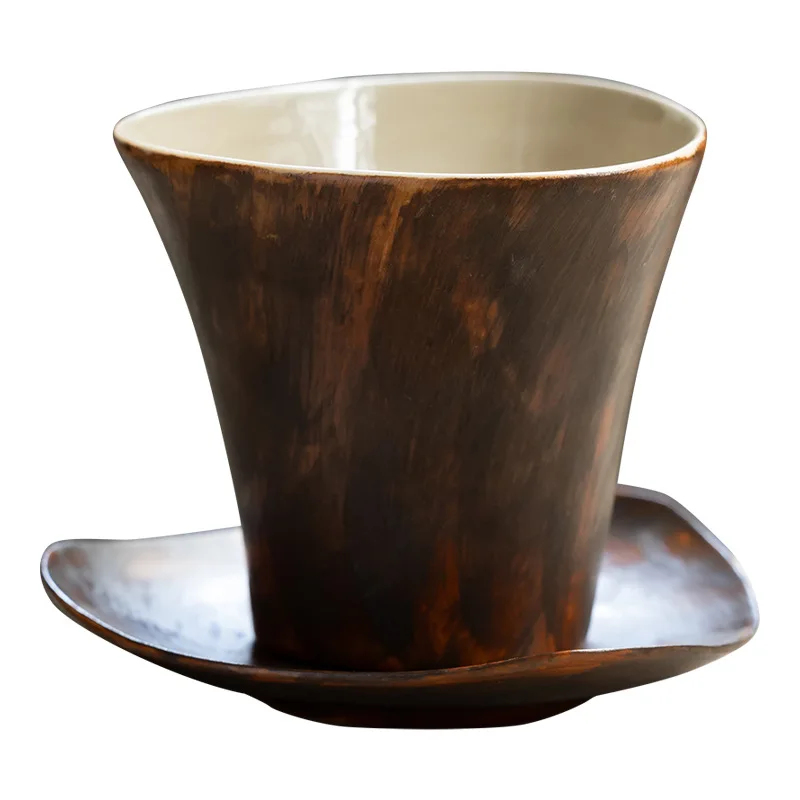 PYH retro kiln change mug 160ML random ceramic cup personalized coffee cup hot-selling wholesale