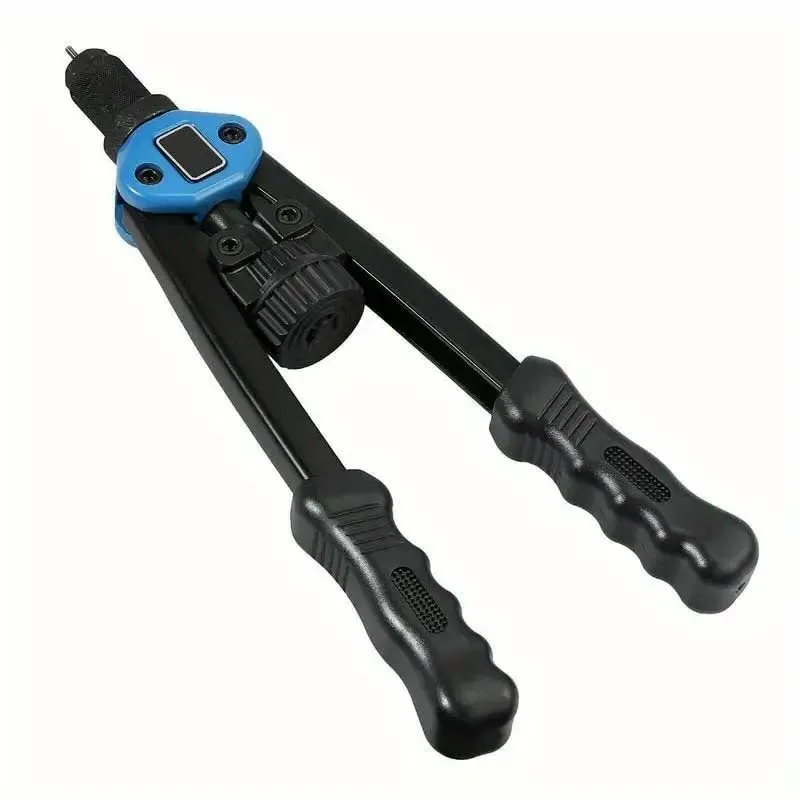 Ręczny nitonakrętka, nitonakrętka ręczna, zestaw narzędzi do nitonakrętek z 7 metrycznymi trzpieniami i 110 nitonakrętkami od M3 do M12