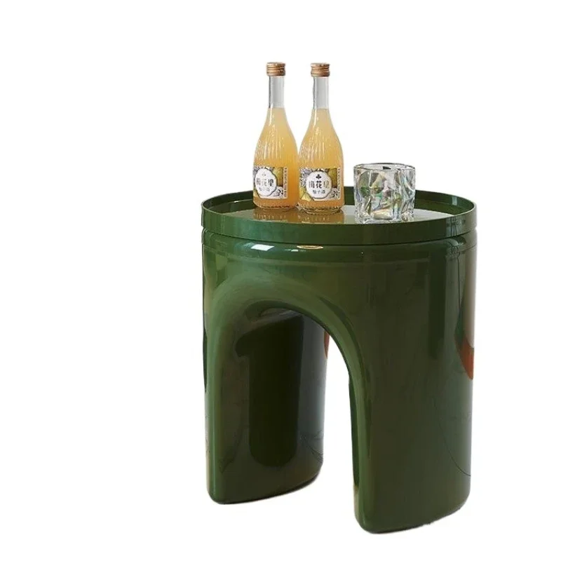 Creative Nordic designer hourglass edge, sofa small apartment, shoe changing stool, bedside table