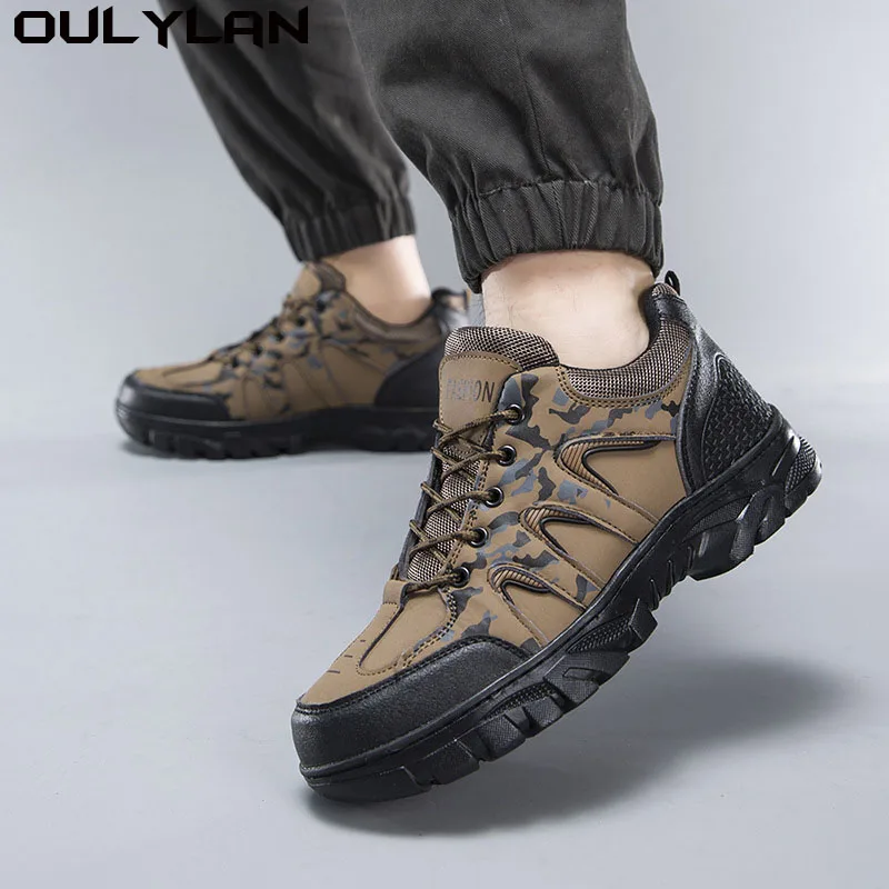 Zapatos de senderismo al aire libre para hombre, zapatillas de Trekking para correr, escalada, caza, senderismo, zapatos transpirables para caminar y acampar