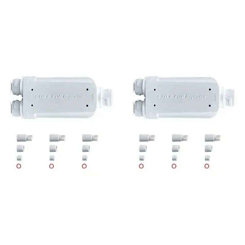 

Superior-2X 48V POE Repeater 1 To 2 Poe Extender IP66 Waterproof 10/100Mbps 500M Extension For POE Switch Camera
