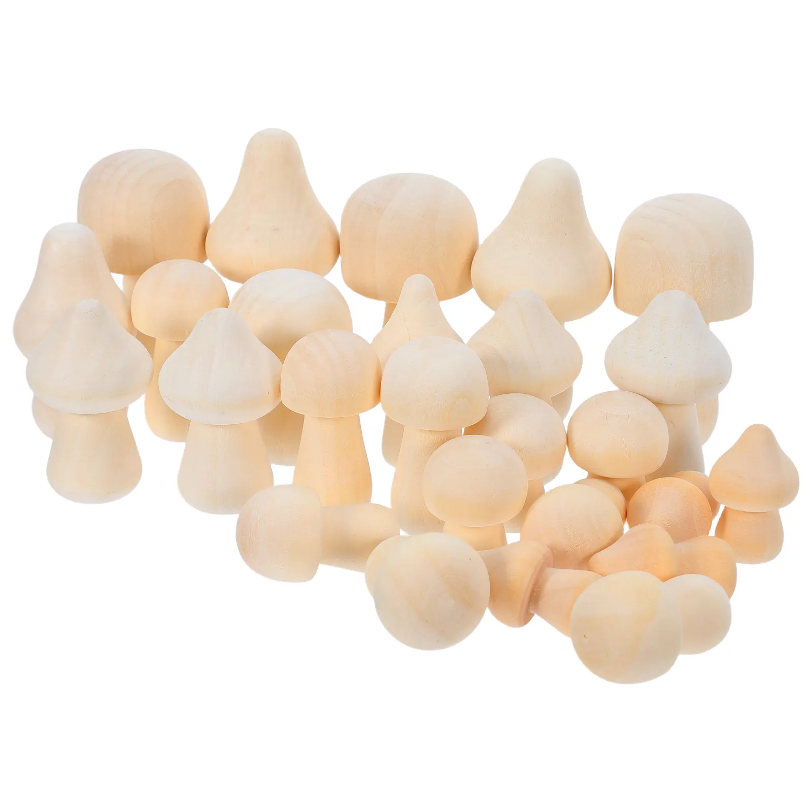 50pcs-mini-wood-mushroom-pegs-unfinished-blank-natural-wooden-craft-shapes-for-diy-painting-kids-decoration-accessories