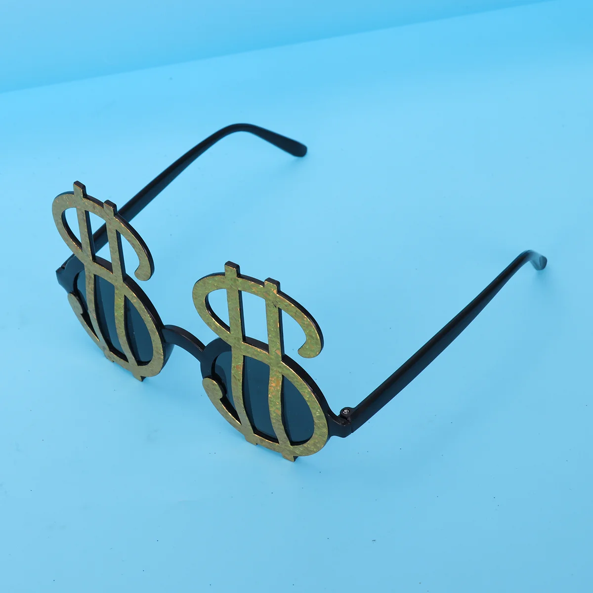 Lunettes de soleil en plastique avec symbole de Dollar, Design de dessin animé drôle, couleur aléatoire, lunettes de fête parfaites pour Halloween, mascarade, anniversaire, nouveau