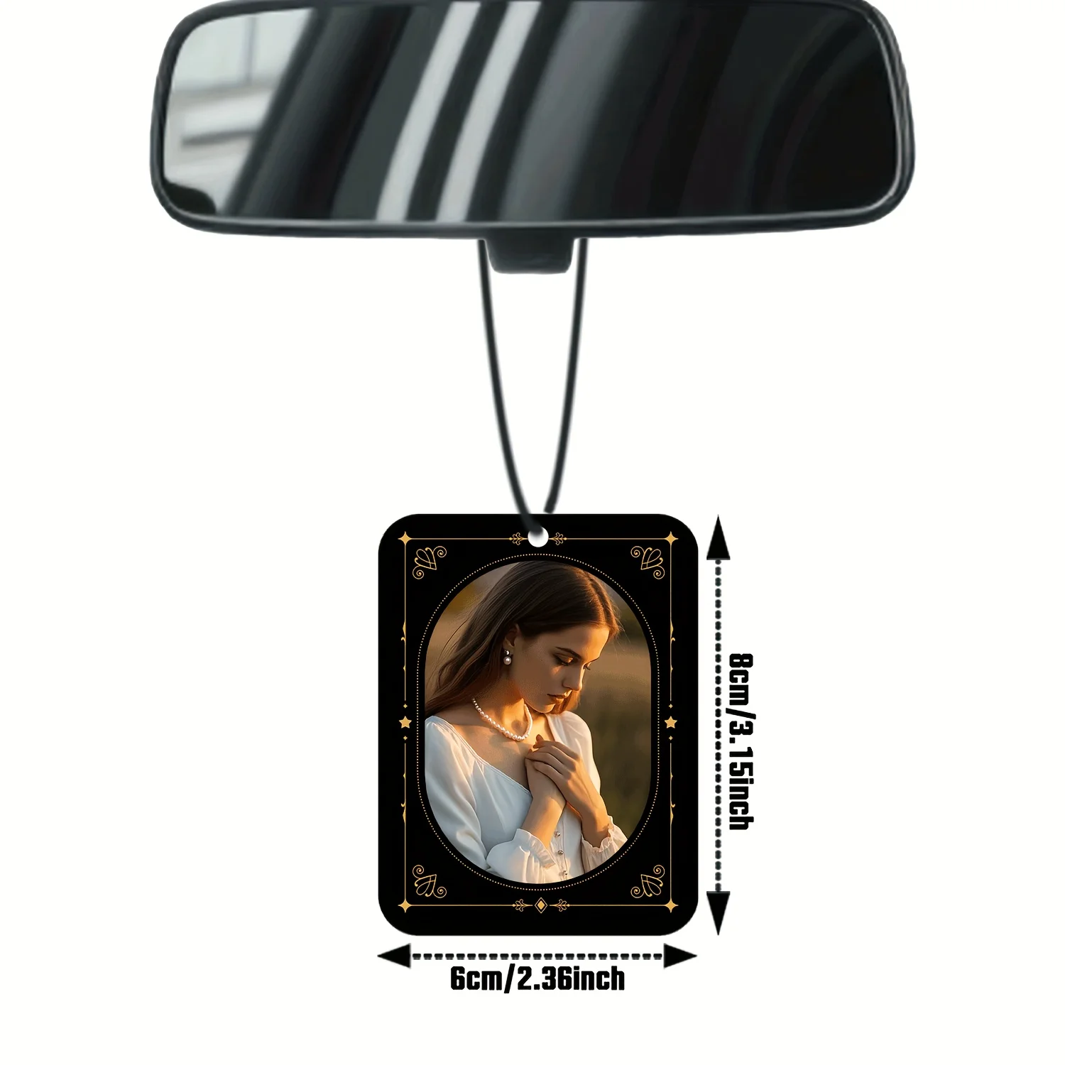 1pc/3pcsCustomized Halloween-themed air freshener scent cards can be personalized with photos, pet pictures, logos, double-sided