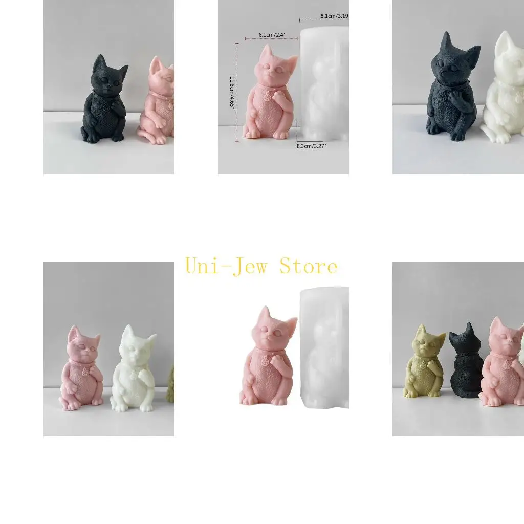 

40GB Standing Silicone Mold Scented Mould DIY Table Ornament Tools