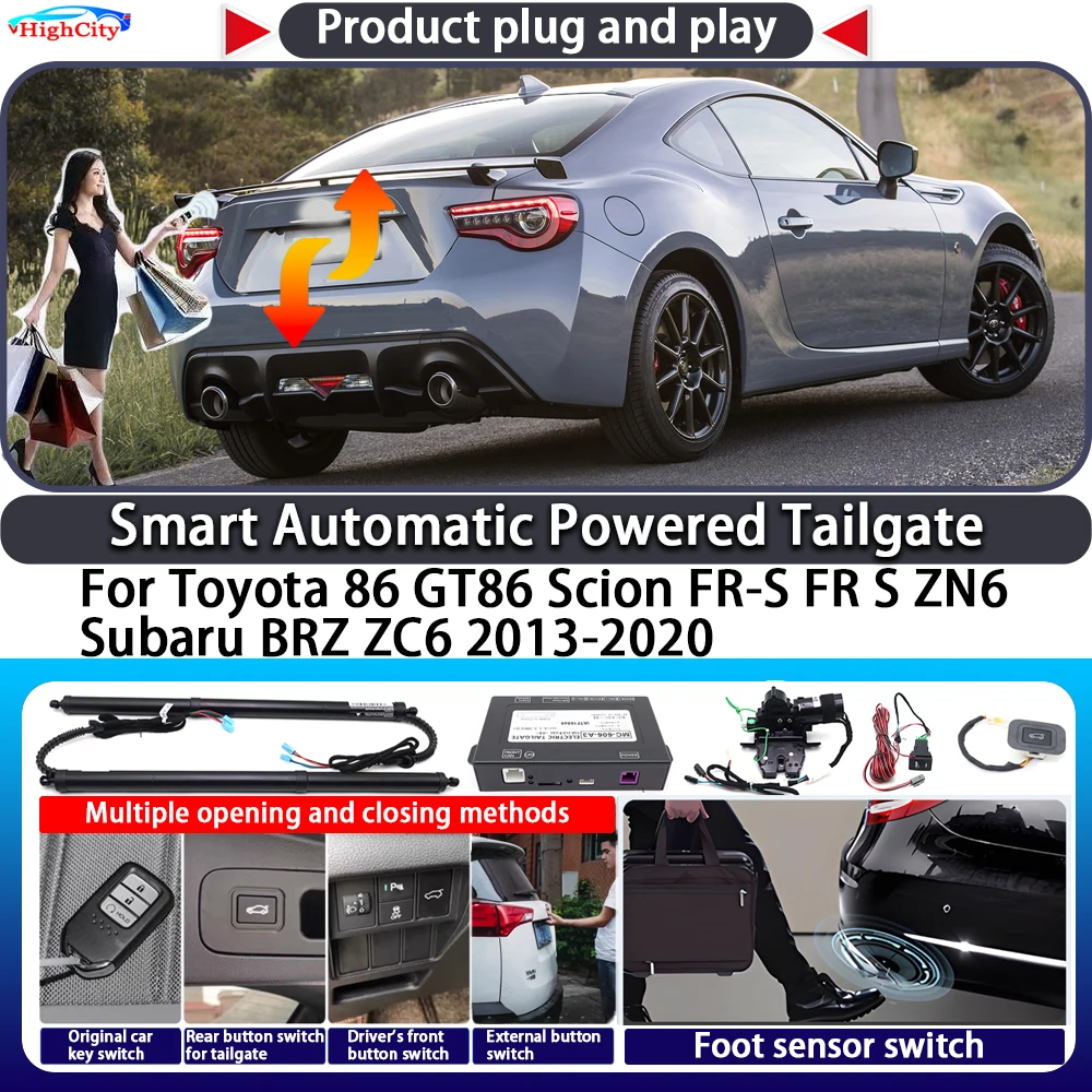 

For Toyota 86 GT86 Scion FR-S FR S ZN6 Subaru BRZ ZC6 2013-2020 OEM Smart Automatic Powered Tailgate Key Close Power Tailgate