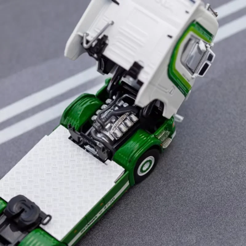 โมเดลรถแทรกเตอร์โลหะผสม GCD 1:64 สเกล S 730 ของสะสมตกแต่งบ้าน ของขวัญวันหยุด ของเล่น ของที่ระลึก