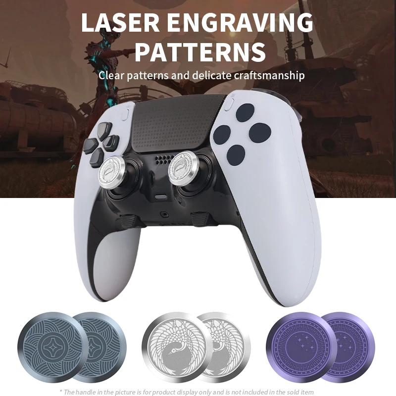 1set For PS4 PS5 Edge Elite Game Handle Controller Metal High and Low Rocker Cap Paddle Paddle Back Button Accessory ﻿