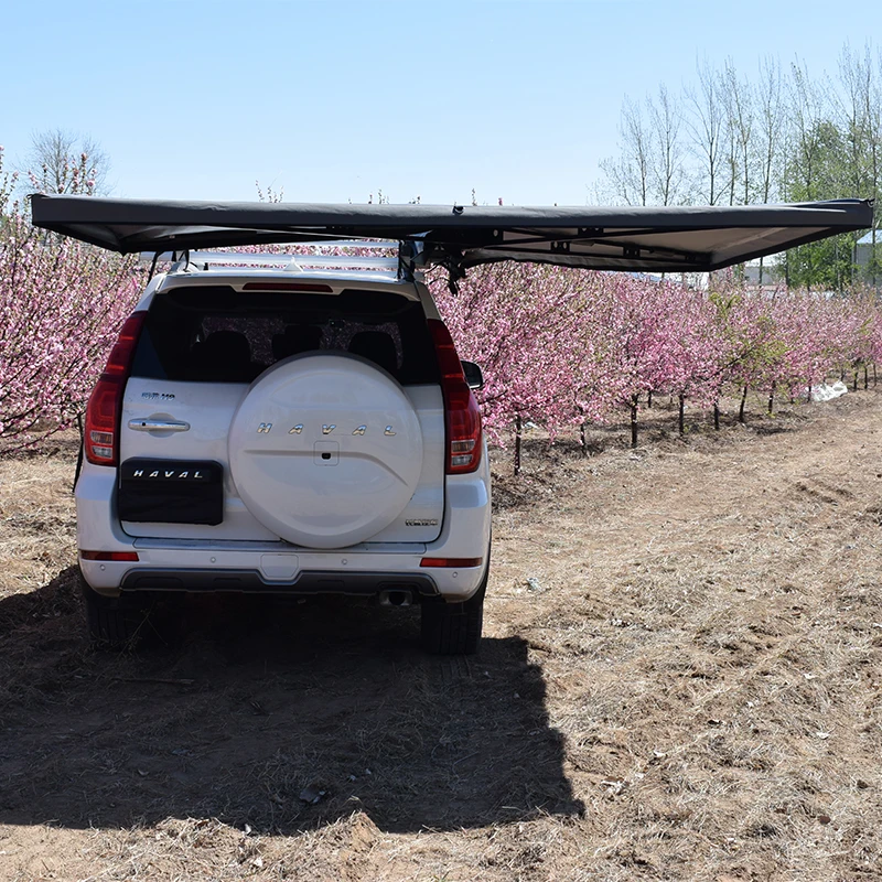Car Roof Rack Awning 270 Degree Awning with Walls for Camping