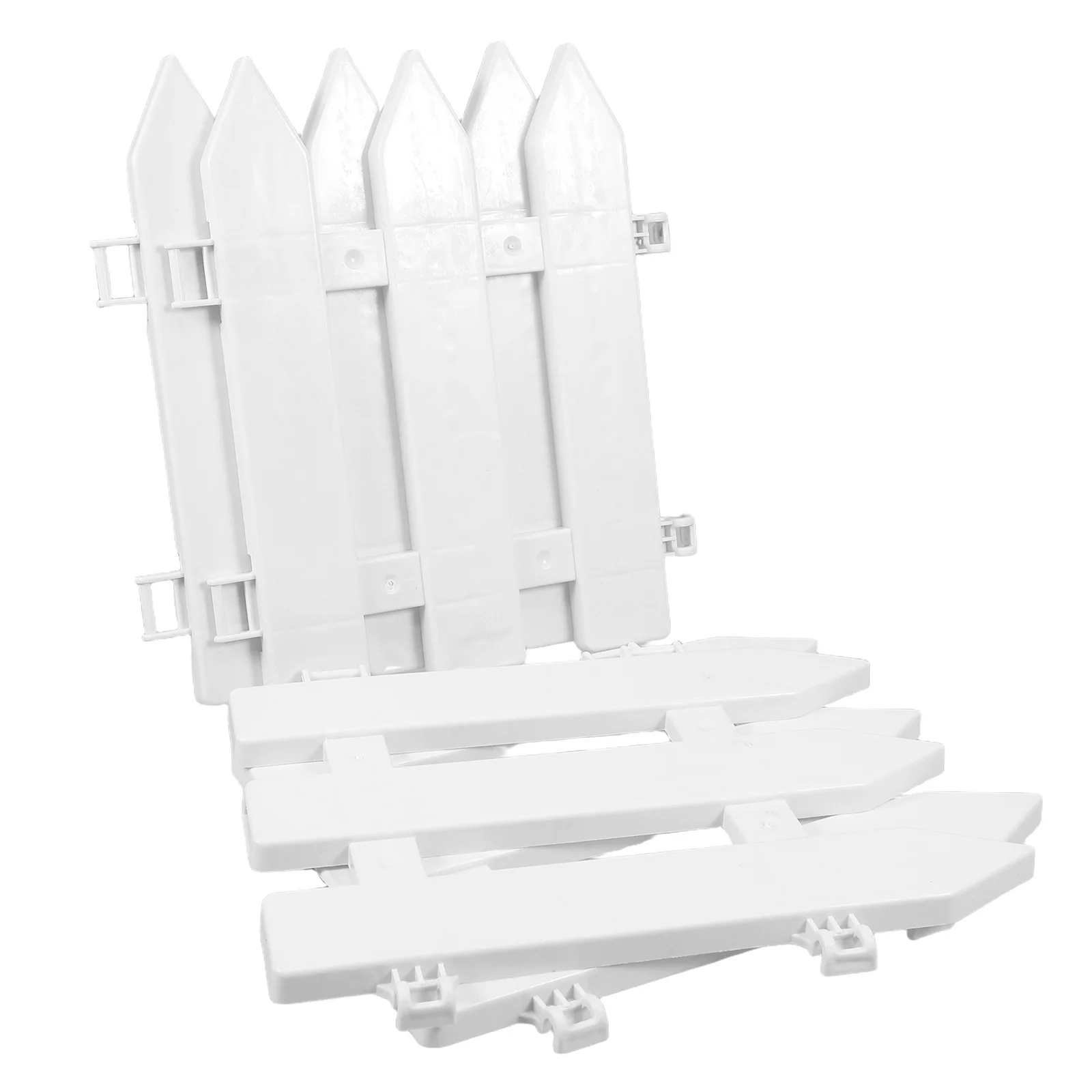 

4Pcs Durable Plastic Garden Fence for Yard Decor Easy Install Versatile Design Complements Any Space Flower Bed Fence