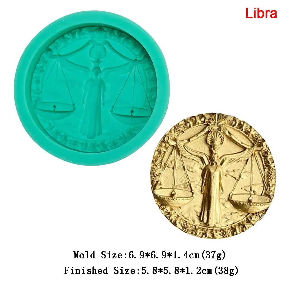 12 Constellations Baking Mold for DIY Crafts