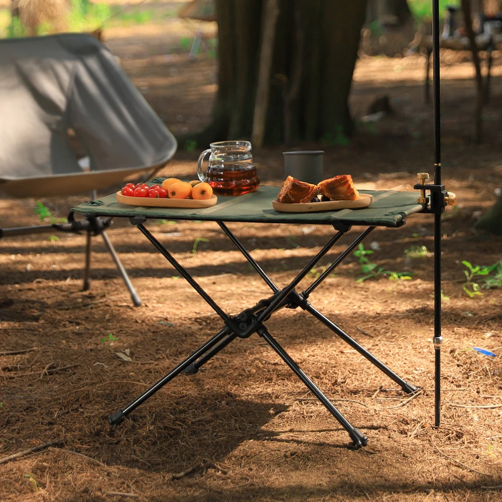 Folding Camping Table, Lightweight Oxford Desktop Collapsible Backpacking Tables for Camping, Hiking, Picnic image 2