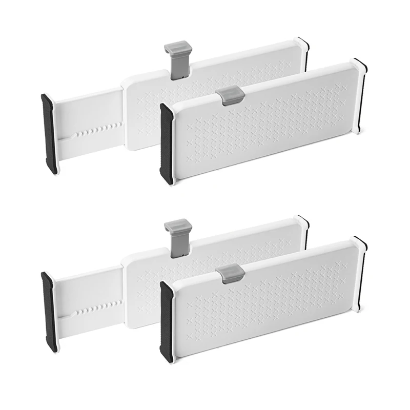 Drawer Dividers Storage Retractable Drawer Partition Holder Household Clapboard Kitchen 4PC