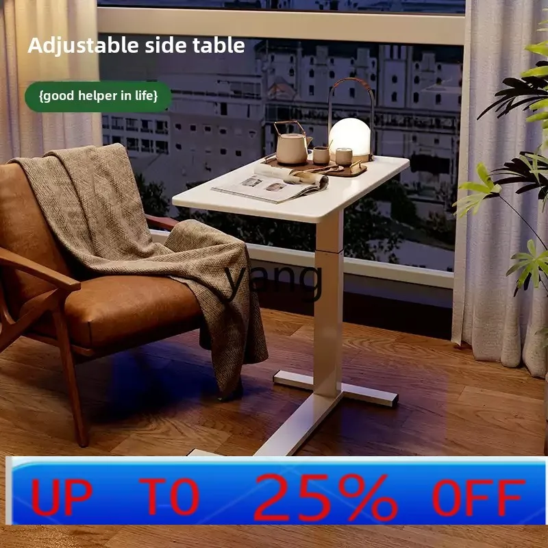 

LTT mobile lifting computer desk bedroom home standing bedside table small