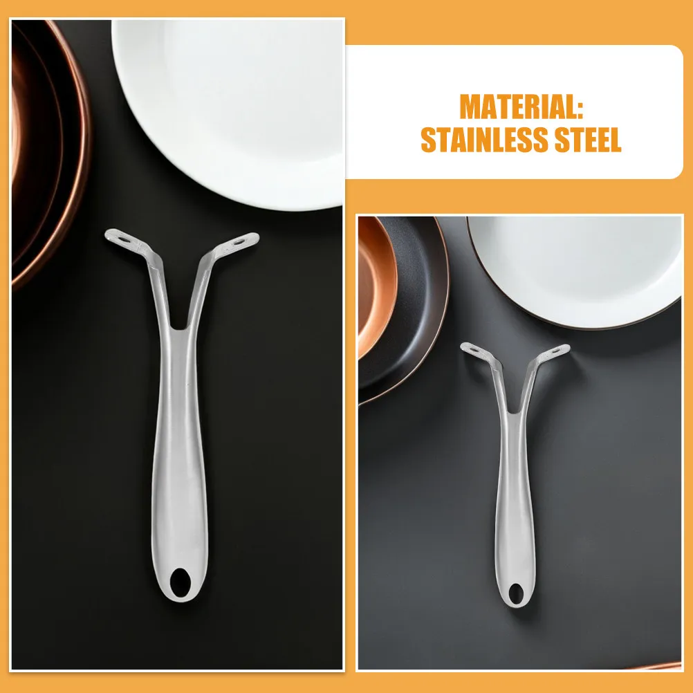 2pcs Universal Sauce Pan Handle Replacement for Home Kitchen Cooking Pots – Easy Install, Heat-Resistant Grip