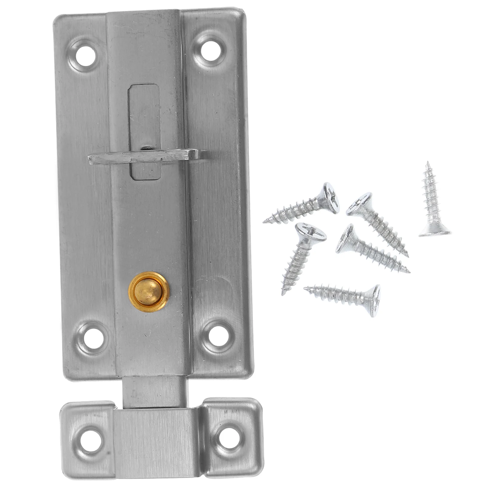

Stainless Steel Double Head Bolt Latch for Home Hotel Doors Thickened Design Easy Installation Door Lock Bolts Internal