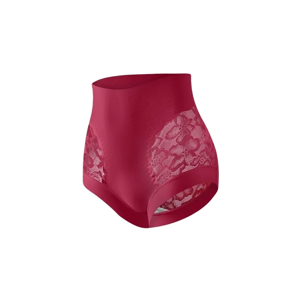 

Lace Flowers Postpartum Body Shaper Large Size High Waist Seamless Underpants Panties Shapewear Tummy Control Underwear Lady