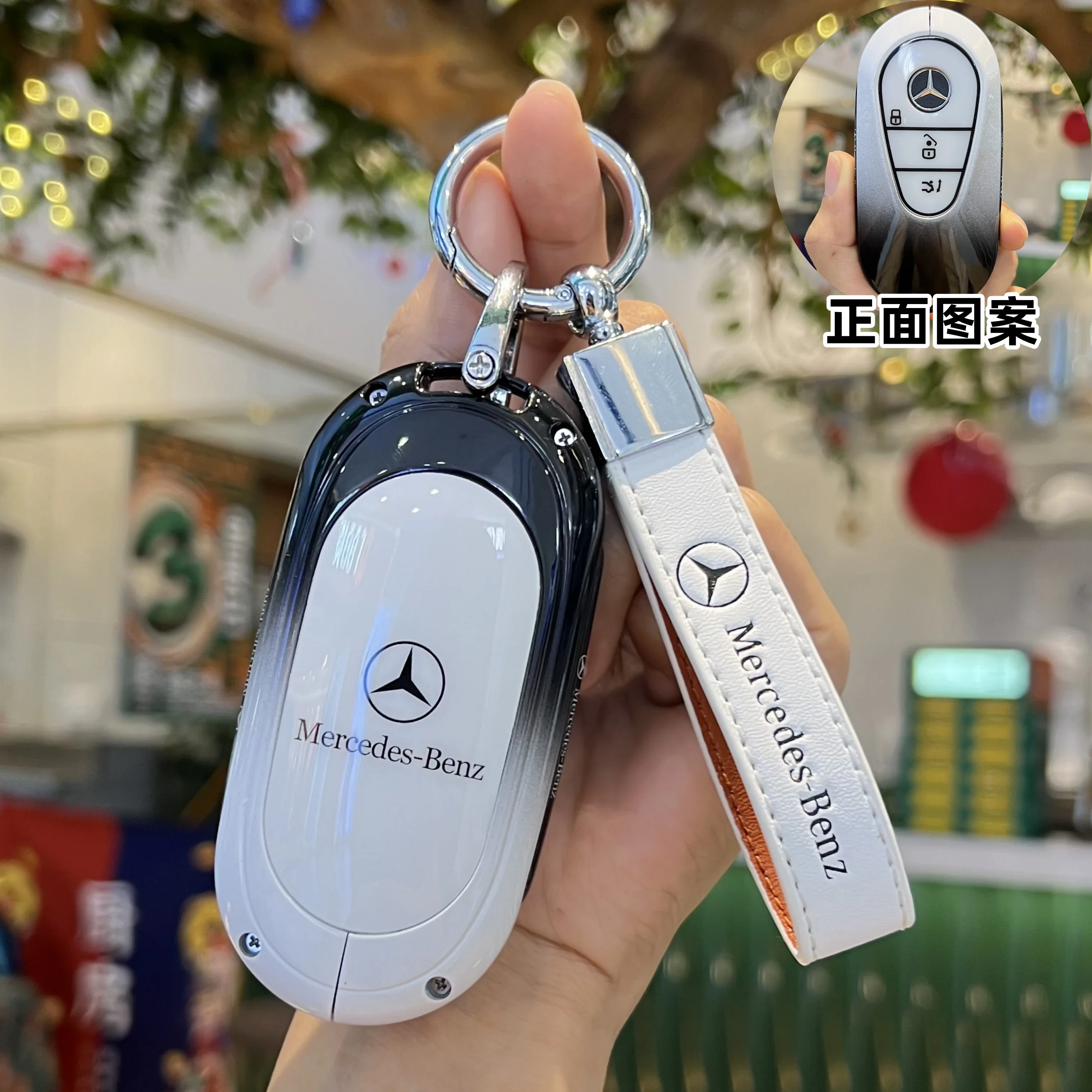 Car Key Case Keychain For Mercedes Benz C  S Class W223 W206 S350L S400L S450L S500L 2022/23 Eqe  Protector Accessories