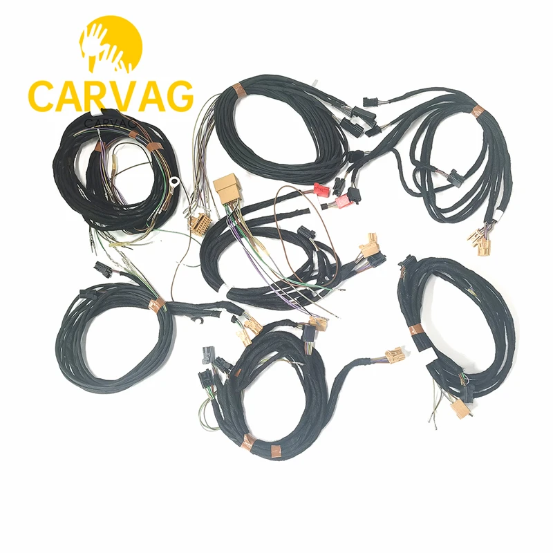 

For Audi A6 A7 C8 Interior Door Dash Multicolor Environment Atmosphere Light Cable Wiring Harness