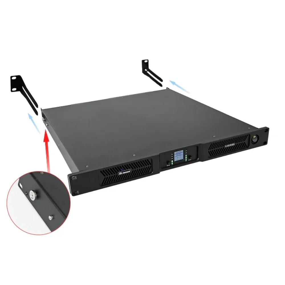 4200W High Quality Digital Input Audio Amplifier Clear Sound Subwoofer Bass Class Stereo Amplifier 2-channel Surround Sound