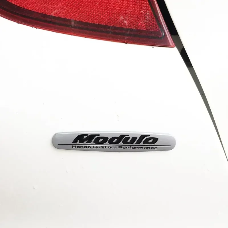 For Honda Civic Accord CRV Fit CR-V Odyssey Mugen 3D Metal Modulo Moduro Sport Emblem Car Trunk Sticker Car Styling Accessories