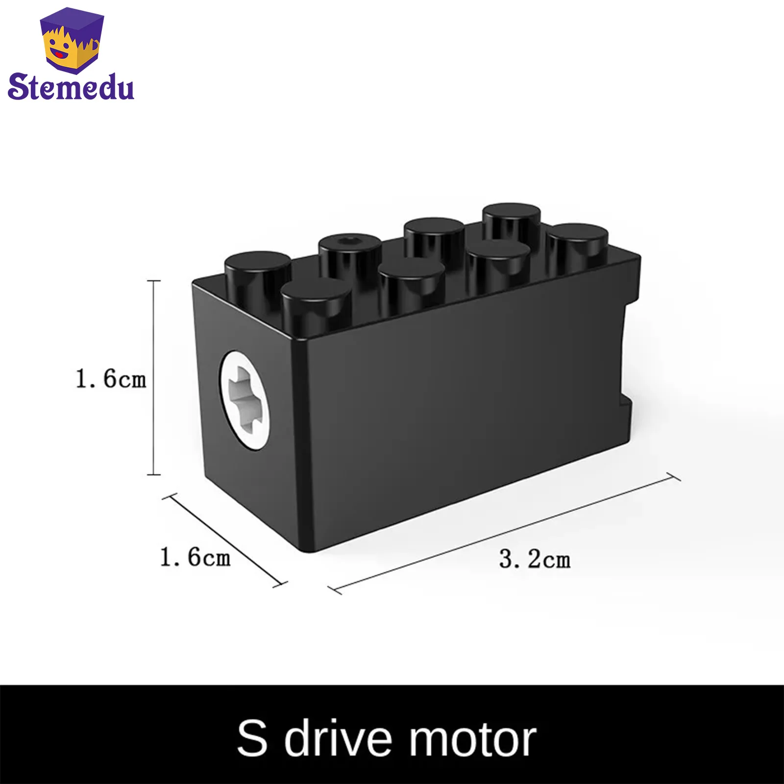 Motor de accionamiento S Compatible con Legoeds, paquete de energía de Motor modificado, componentes de tecnología MOC