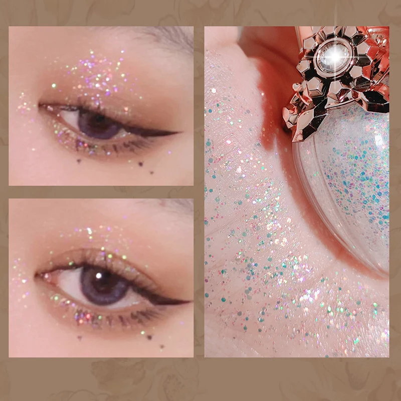 Galaxy Shimmer Eyeshadow Long-lasting Waterproof Sequins Pearlescent Eyeliner Shiny Eye Makeup Korean Cosmetics Wholesale