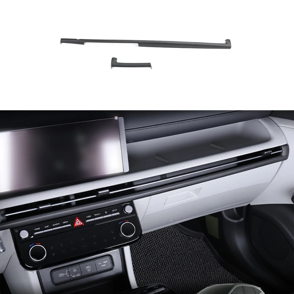 For Hyundai Tucson NX4 2025 2026 Car Dashboard Air Vent Decorative Stripes Cover Trim Interior Accessories LHD