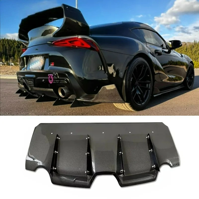 

Perfect-Fit FORToyota GR Supra A90 A91 MK5 VRS-Style Carbon Fiber Rear Diffuser Splitter