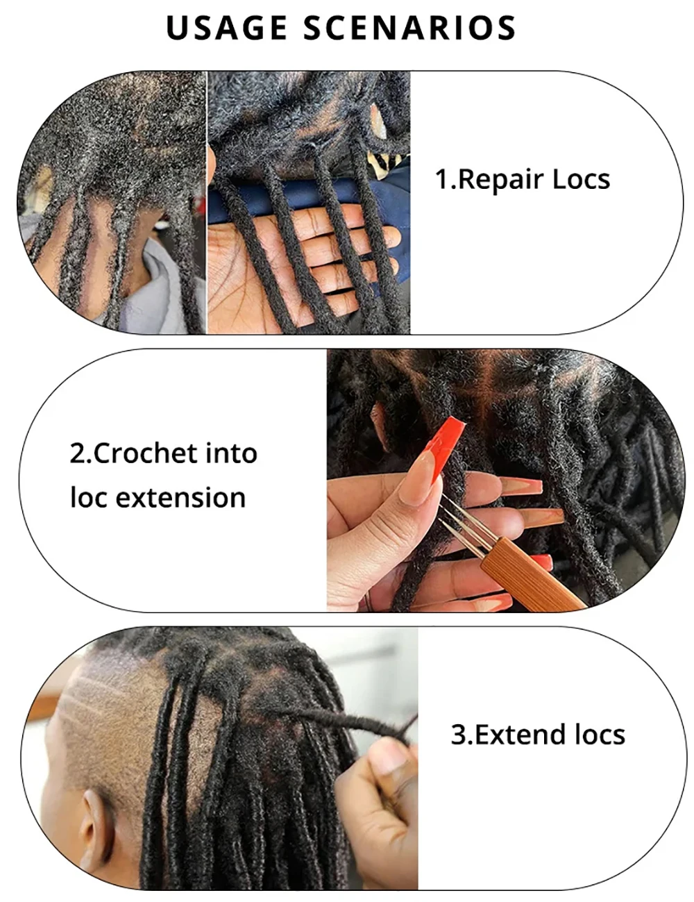 Afro Kinky CURLY Human Hair BULK สําหรับ Braiding 100% Human Hair Dreadlock Extensions 1 Bundle 30 กรัม/ชิ้นบราซิล Remy Braids ผม