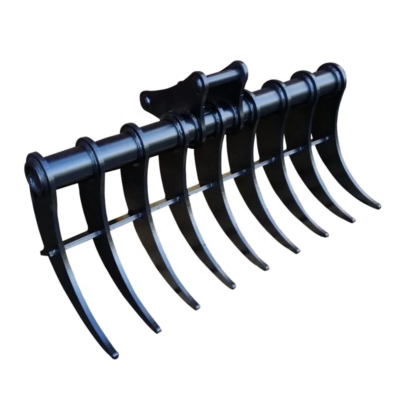 HUITONG high quality Excavator root rakes manual mechanical ripper rakes 3/5/8/12/15/20/30/36 ton excavator