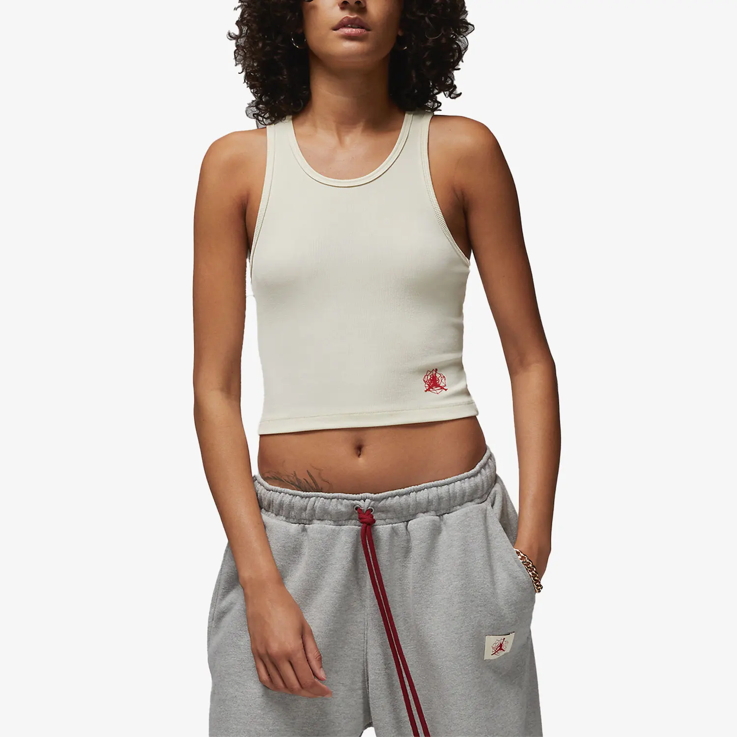 

Оригинальная женская майка Nike JORDAN с тиснением для спорта и отдыха FB2630-113