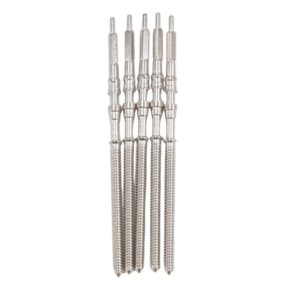 5Pcs นาฬิกา Steel Stem Crown ชุดนาฬิกาอะไหล่ NH35 NH36 NH38 NH39 นาฬิกา Stem อะไหล่อะไหล่