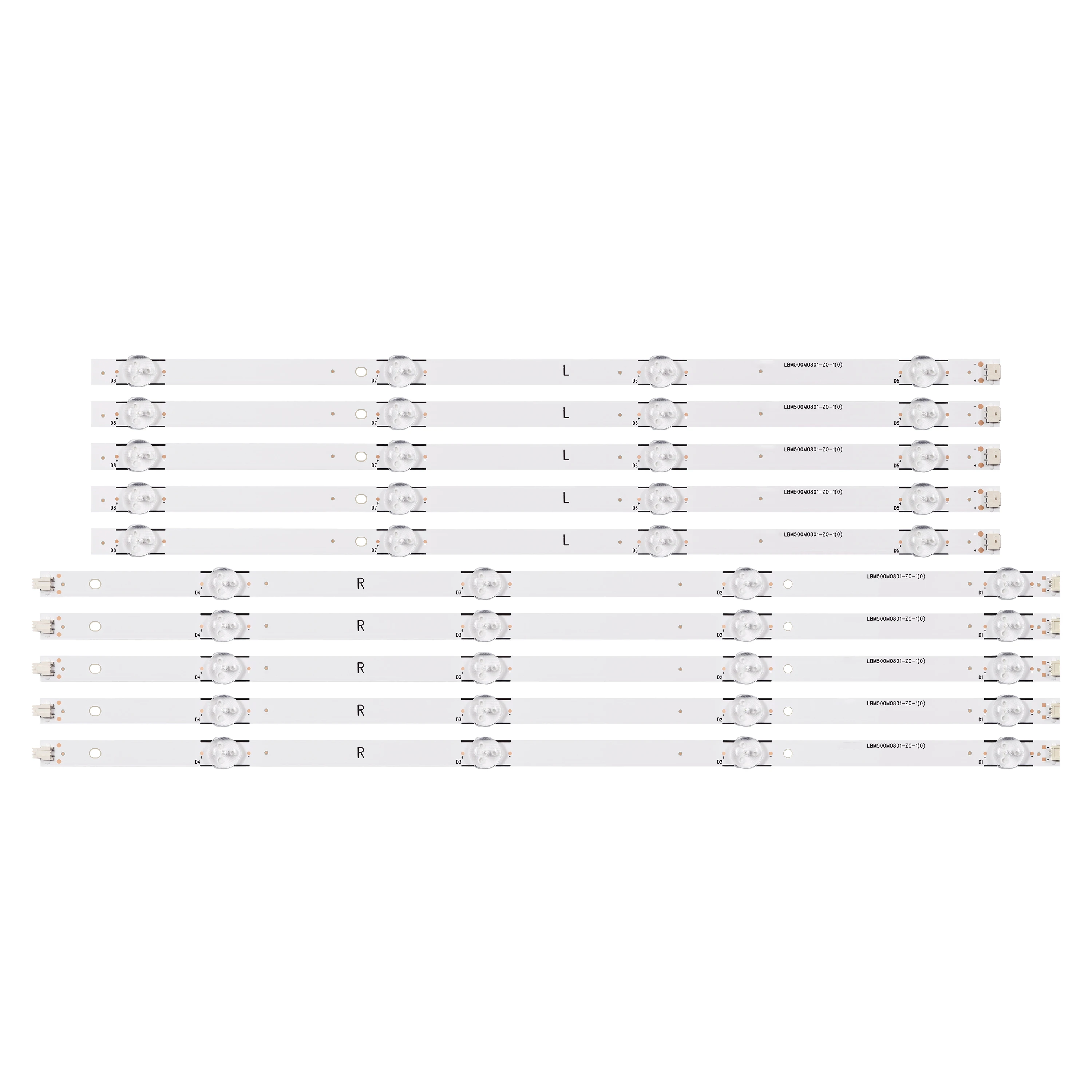 

Светодиодная лента для подсветки для Samsung UE50NU7002U UN50NU7095G, для EVERLIGHT LBM500M0801-Z0-1(0), T500QVN04.0, T500QVN03.0, 58.50T38.001