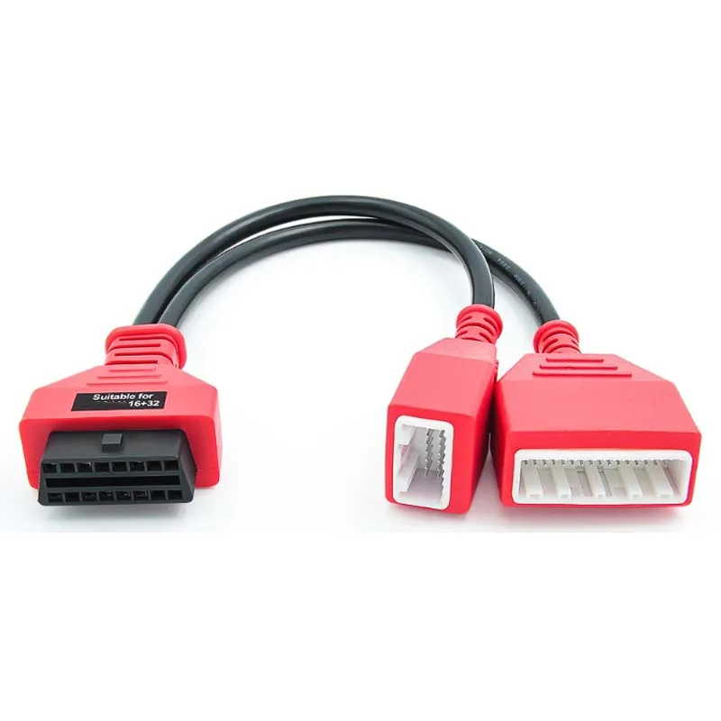 32pin 16Pin To OBD2 16 Pin Extension Cable for Nissan Key Programmer 16+32 Secure Gateway Adaptor MS908 Car Scanner Connector