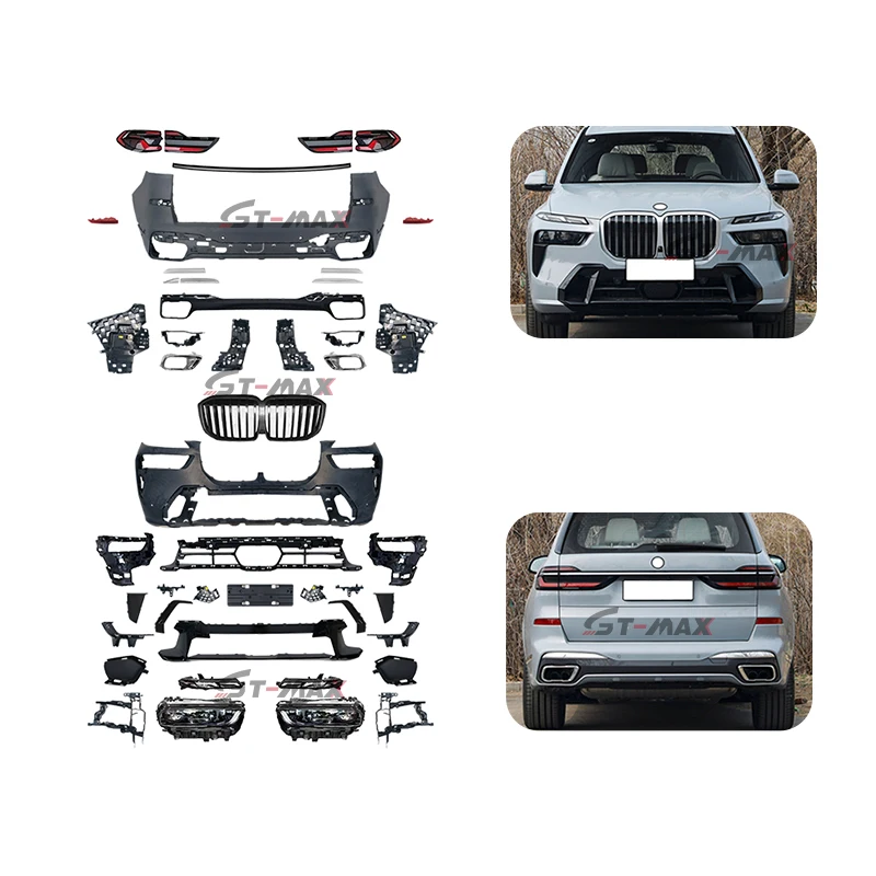 

Factory direct sale bodykit for bmw X7 G07 upgrade to M-Tech car Convert Facelift Body Kit Bumper grille Spoilers