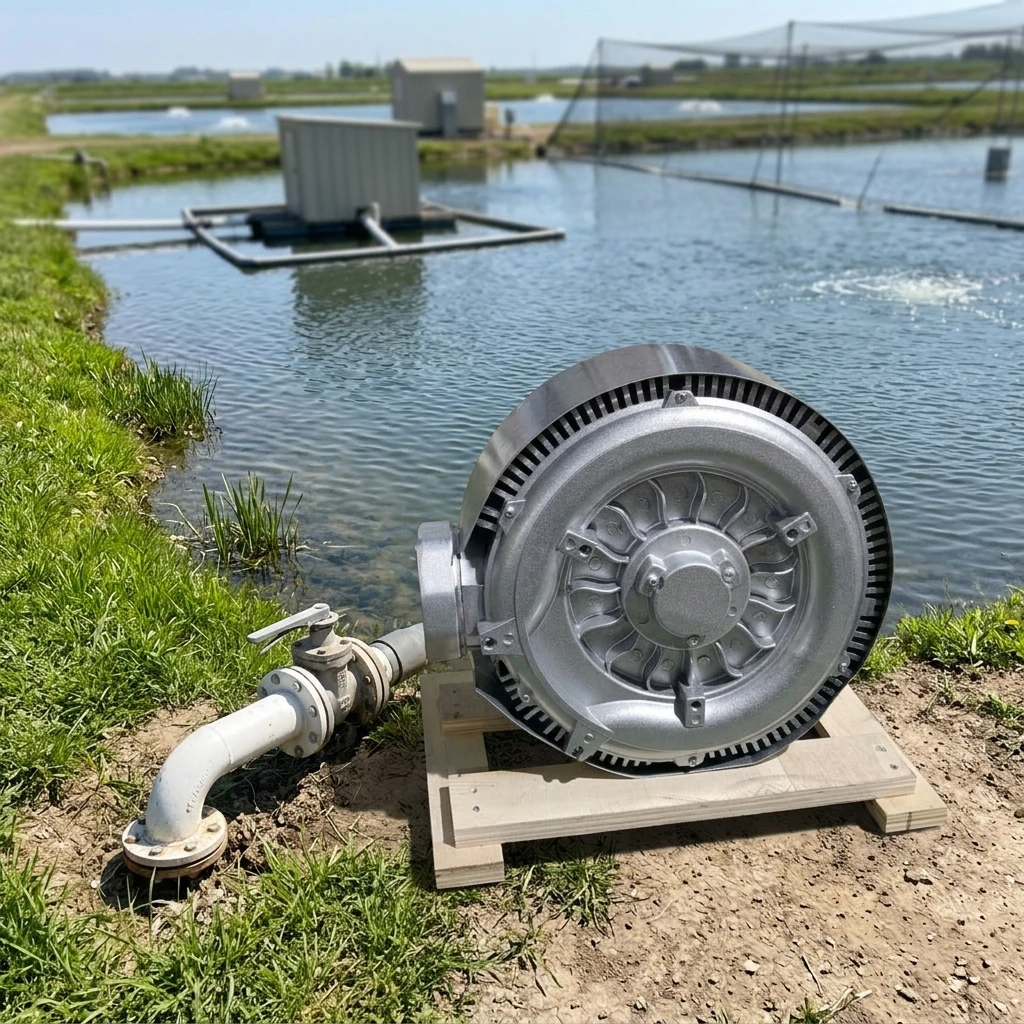 Factory Supply High Quality 2hp Double Stage Ring Blower for Fish Pond