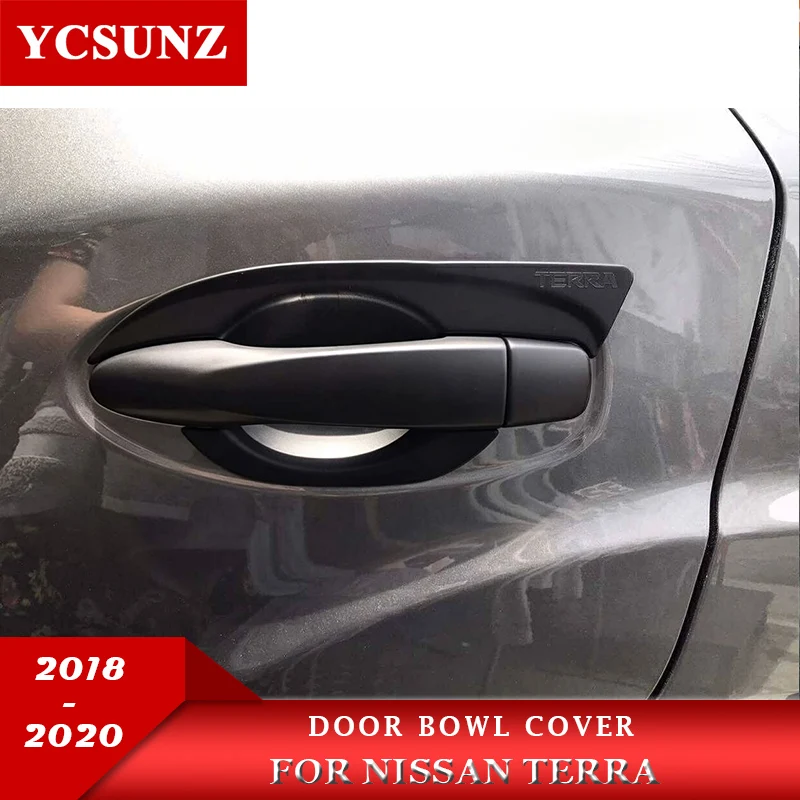 ABS Door Handle Insert Cover For Nissan Terra SUV 2018 2019 2020 Car Exterior Accessories