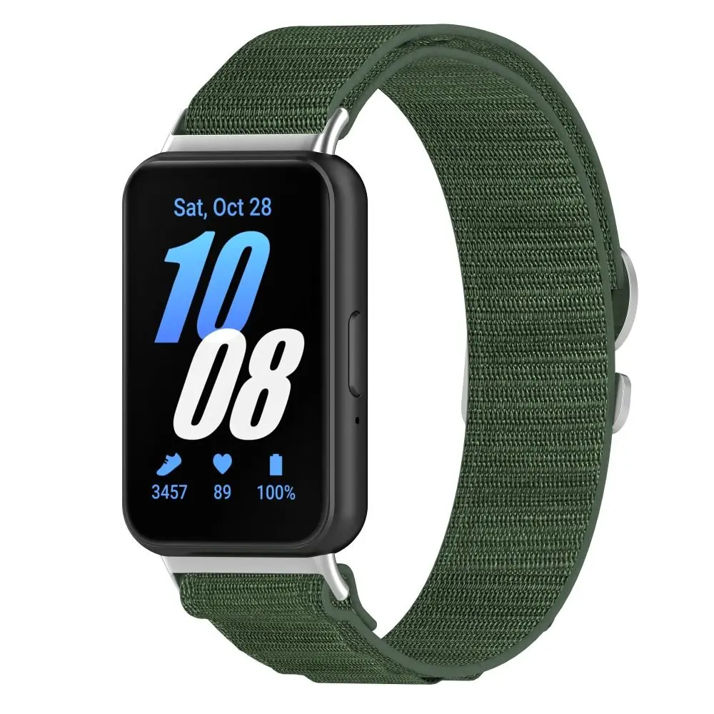 New Nylon Nylon Loop Strap Replacement Watchband Bracelet Adjustable Accessories Watchband for Samsung Galaxy Fit 3