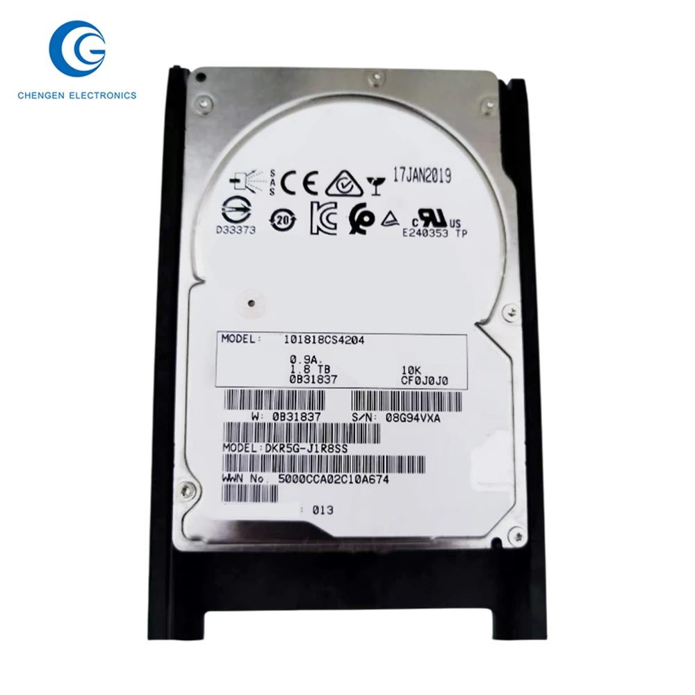 

2pcsFactory Direct Sale 1.8T 1.8Tb 5560490-A Hds Vsp S5H-J1R8Ss 10K 1G Sas .5Inch Server Hard Drives Hdd
