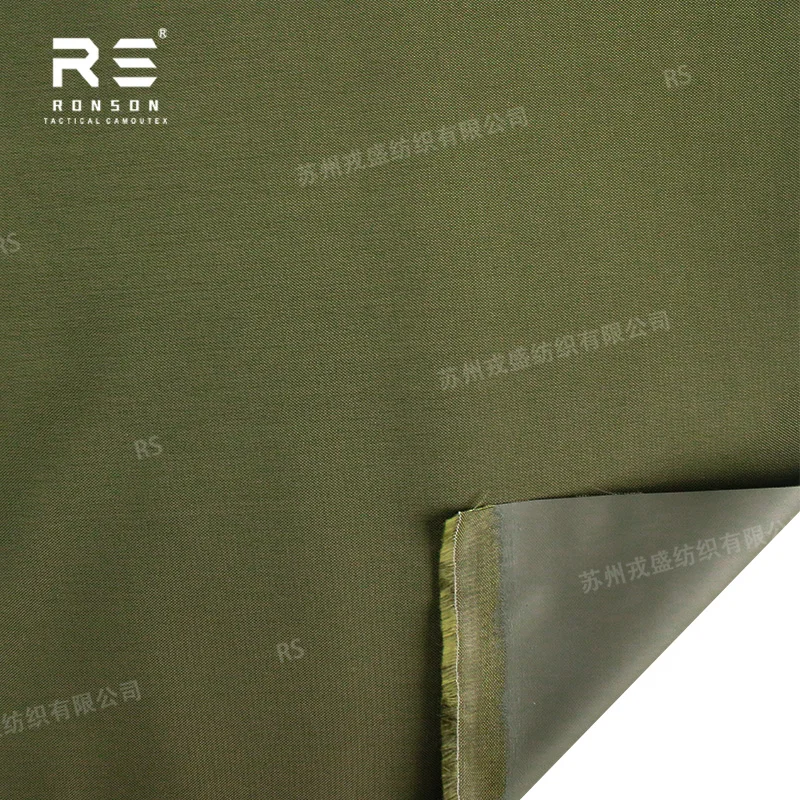 Ronson 500D N6.6 Nylon Cordura Fabric Waterproof Flame-retardant and Durable for Tactical & Outdoor Use 100% Nylon Ranger Green