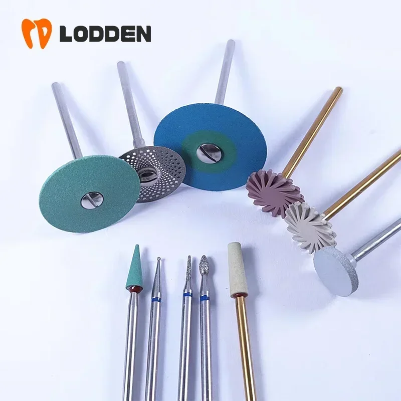 Kit de polimento e moagem de dissilicatos de lítio 3l04.2 montado pedras de disco de diamante polidores de silicone ferramentas de laboratório populares