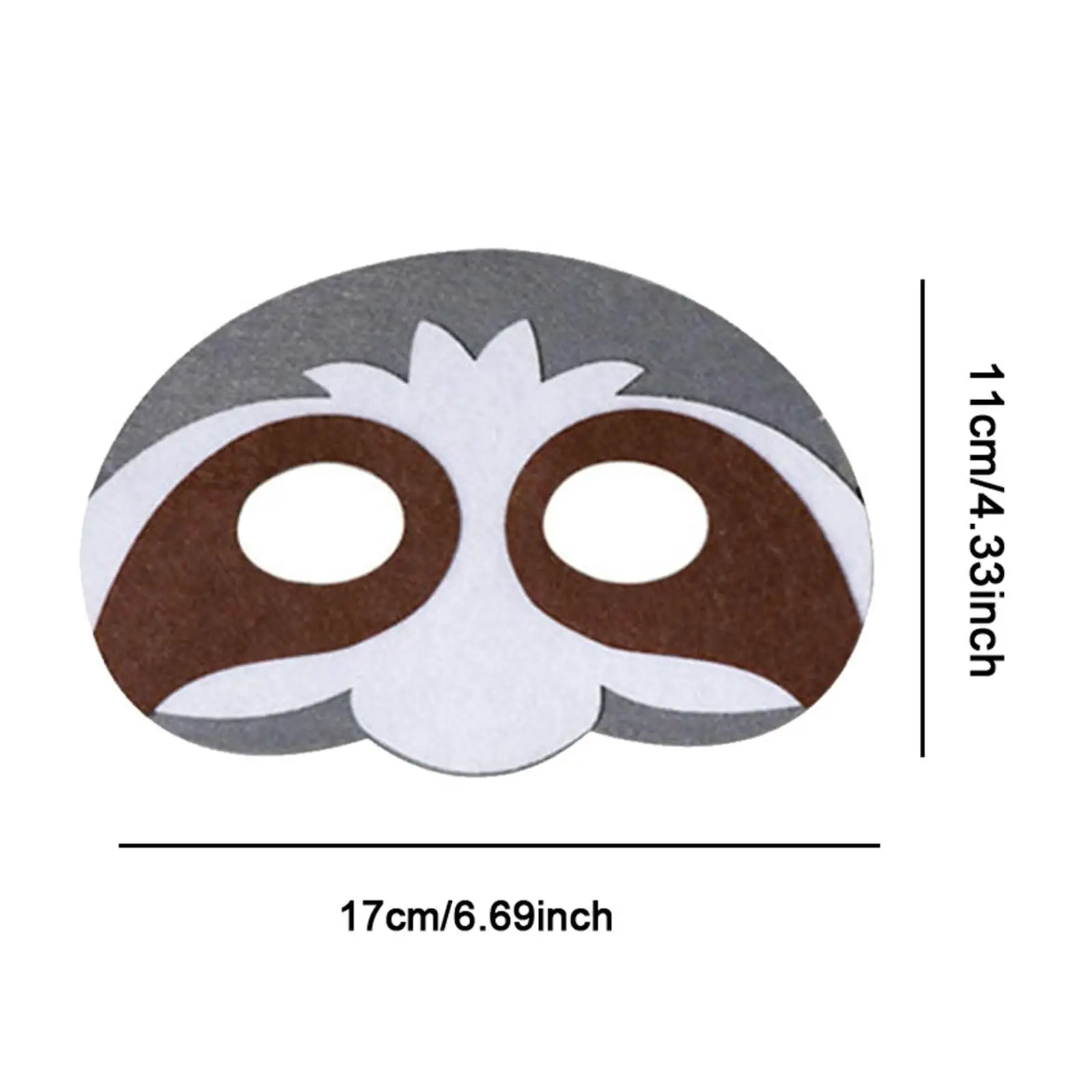 카니발 생일 파티 이벤트를 위한 동물 펠트 마스크 파티 호의 헤드기어