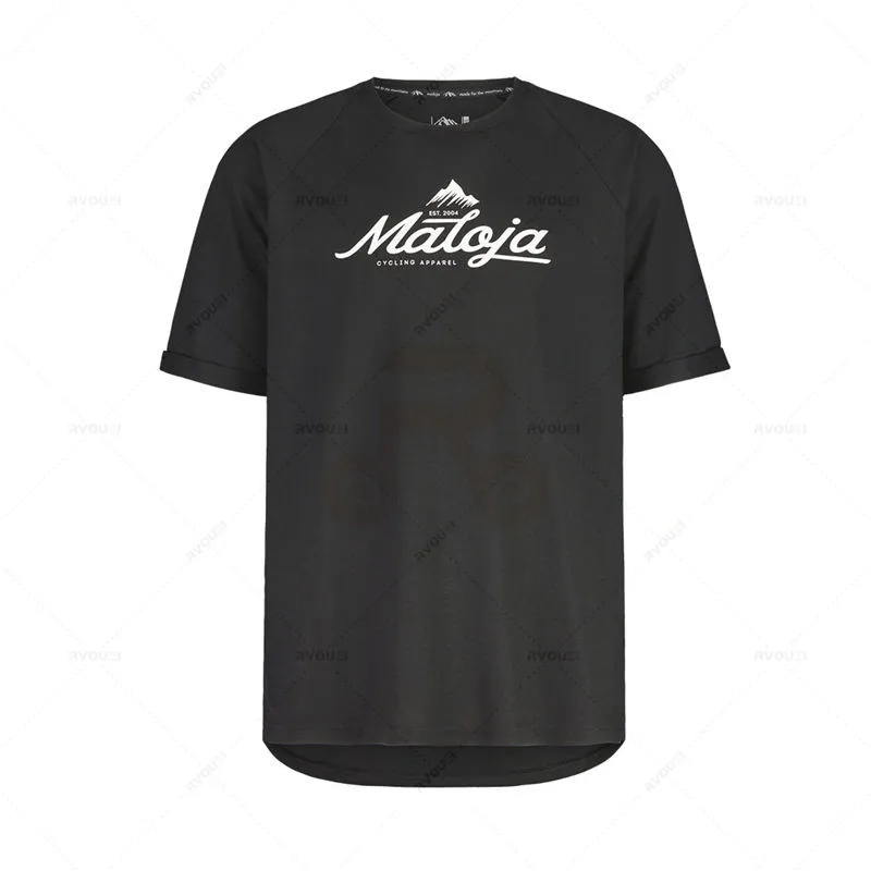 Maloja-Motocross Jersey for Men, MTB Shirt, Downhill Jersey, Enduro Cycling, Mountain Santa DH, Motorcycle