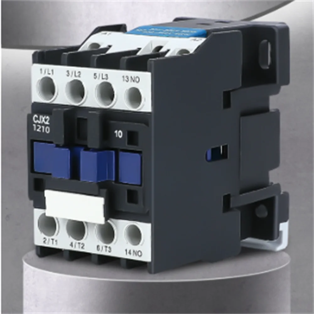 CJX2 AC Contactor 9-32A 3-Pole DIN Rail 1NO 1NC Auxiliary Contact Motor Contactor Switch for Electrical Engineering