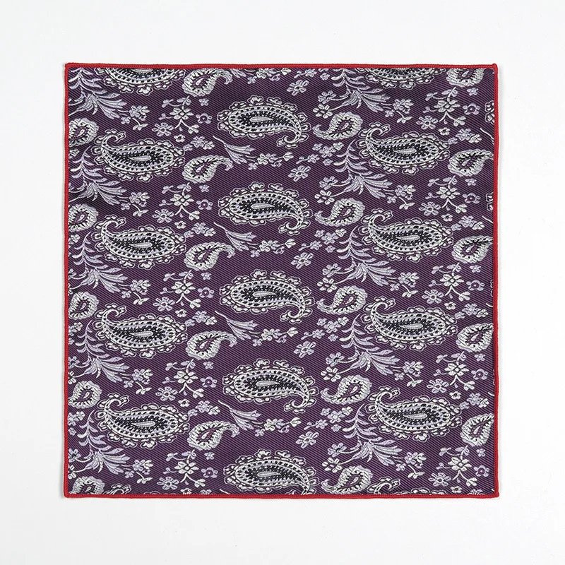 ผ้าพันคอผ้าเช็ดหน้าผู้ชายลายดอกมะม่วงหิมพานต์ 2 ชิ้น ขนาดเล็ก สไตล์เรโทร ปักลาย ใช้เป็นผ้าพันคอ ผ้าเช็ดหน้า ผ้าประดับอก สำหรับงานแต่งงาน