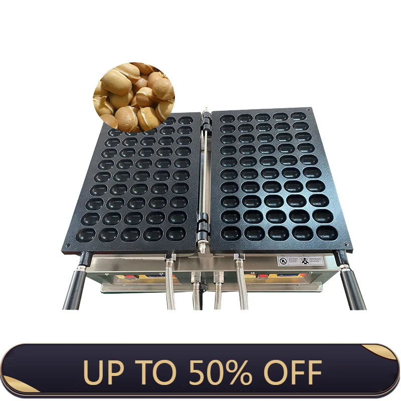 

New process New 50 Pcs Stainless Steel Round Ball Baby Sponge Japanese Pancake Ball Maker Castella Cake Ball Making Machine