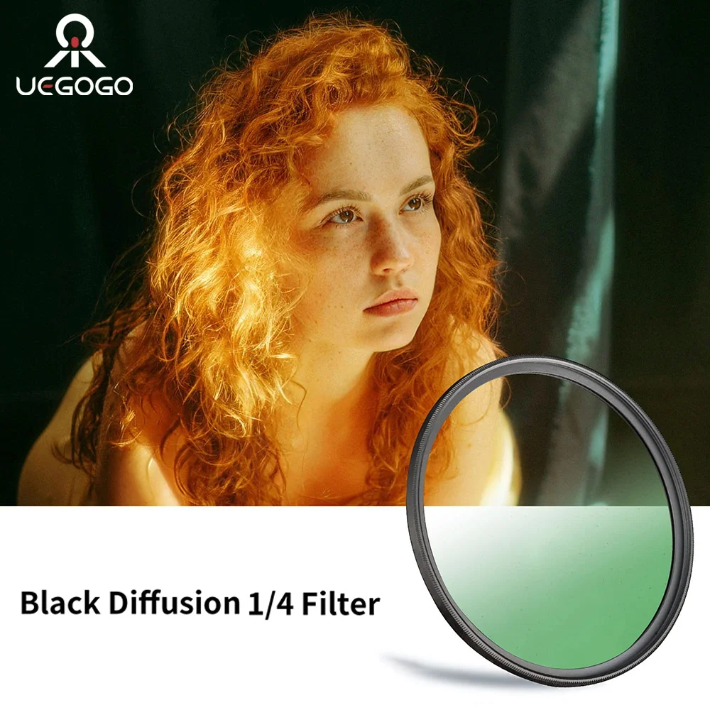 Camera Lens Black Mist 1/4 Filter Portrait Soft Diffuser Focus Effect 52mm 55mm 67mm 72mm 58mm 62mm 77mm 82mm