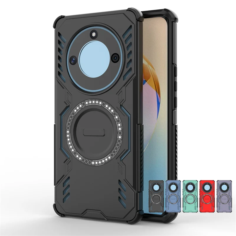 

For Honor Magic 6 Lite Case For Honor Magic 6 Lite Magnetic Adsorption Wireless Charge Back Cover For Honor Magic 6 Lite Case