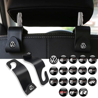 2/4Pcs Car ABS Back Seat Storage Hook Holder Clips Accessories For Volkswagen VW GTI Polo Tiguan Golf Passat Caddy Rline Touareg